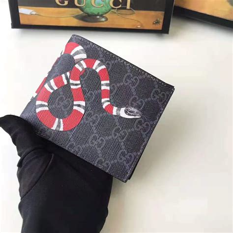 gucci supreme wallet pouch|Gucci wallet snake cheap.